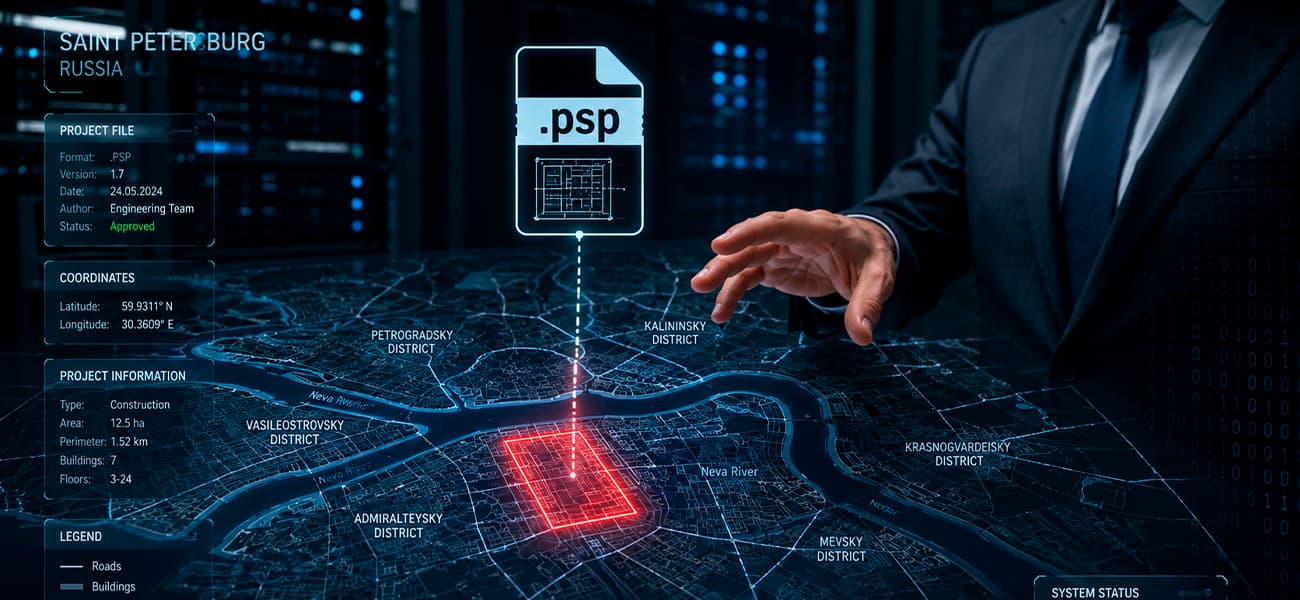 Загрузка и проверка файла psp в РГИС
